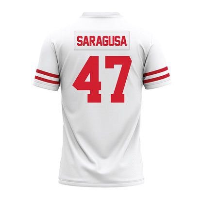Houston - NCAA Football : Anthony Saragusa - White Premium Football Jersey-1