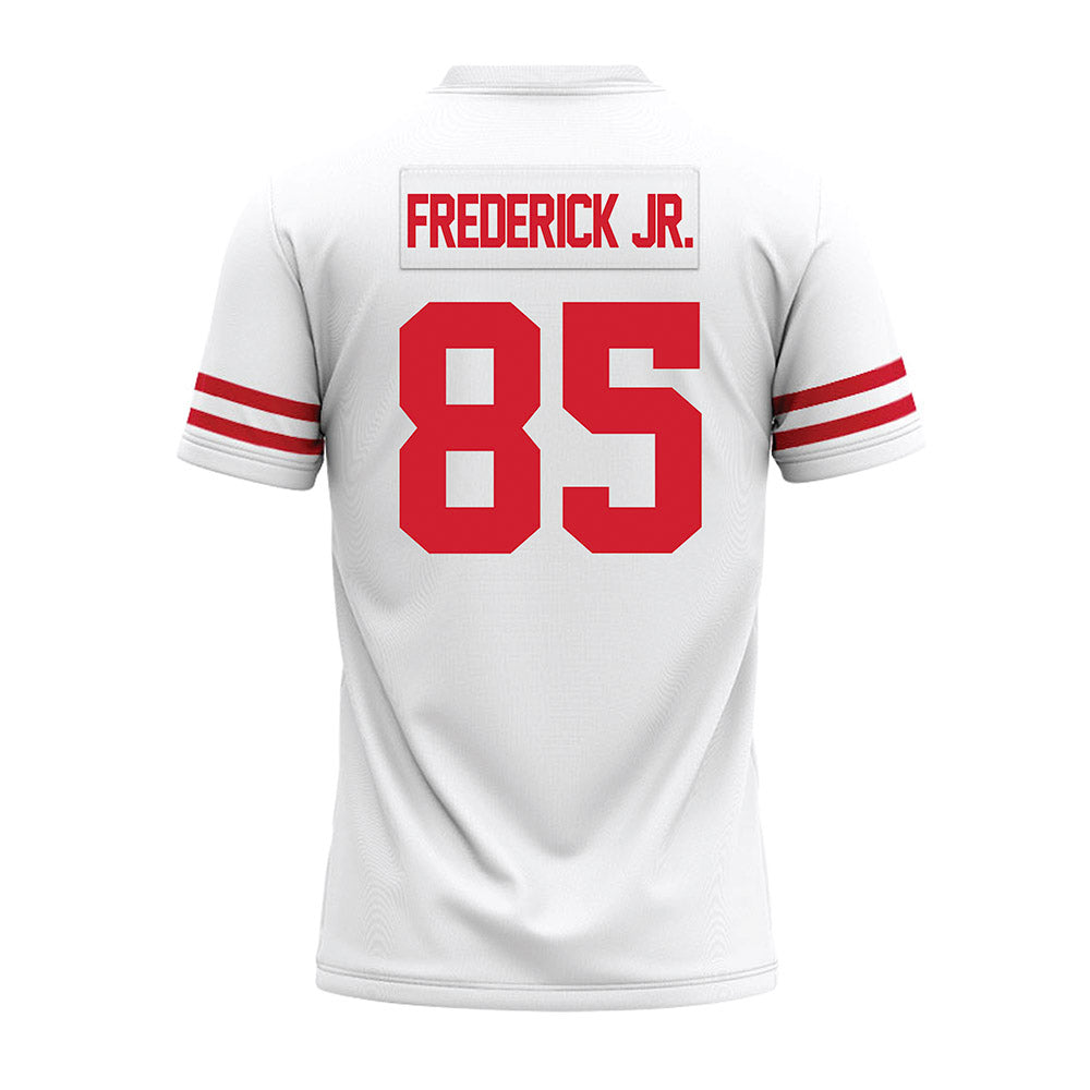 Houston - NCAA Football : Traville Frederick Jr. - White Premium Football Jersey-1