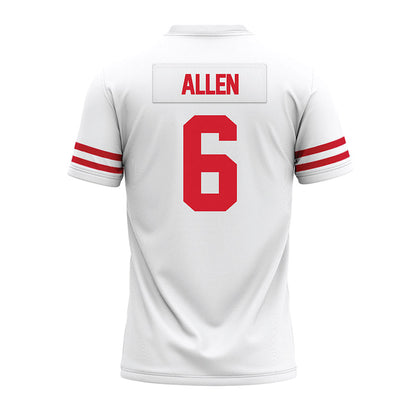 Houston - NCAA Football : Jordan Allen - White Premium Football Jersey-1