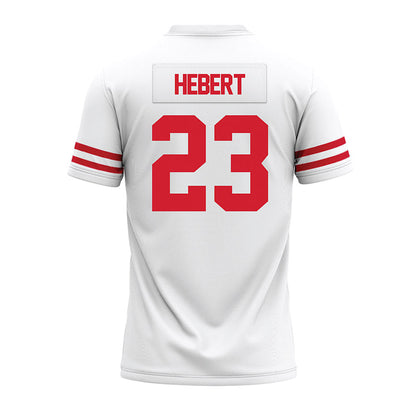 Houston - NCAA Football : John Hebert - White Premium Football Jersey-1