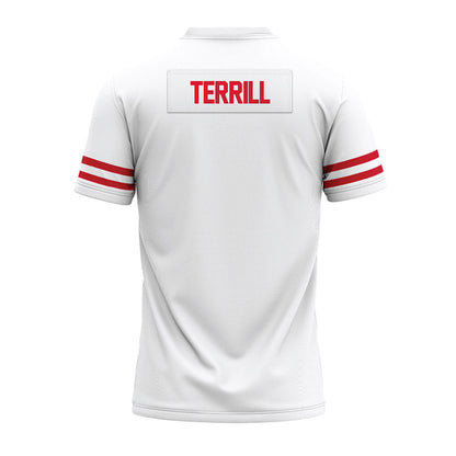 Houston - NCAA Football : Drew Terrill - White Premium Football Jersey-1