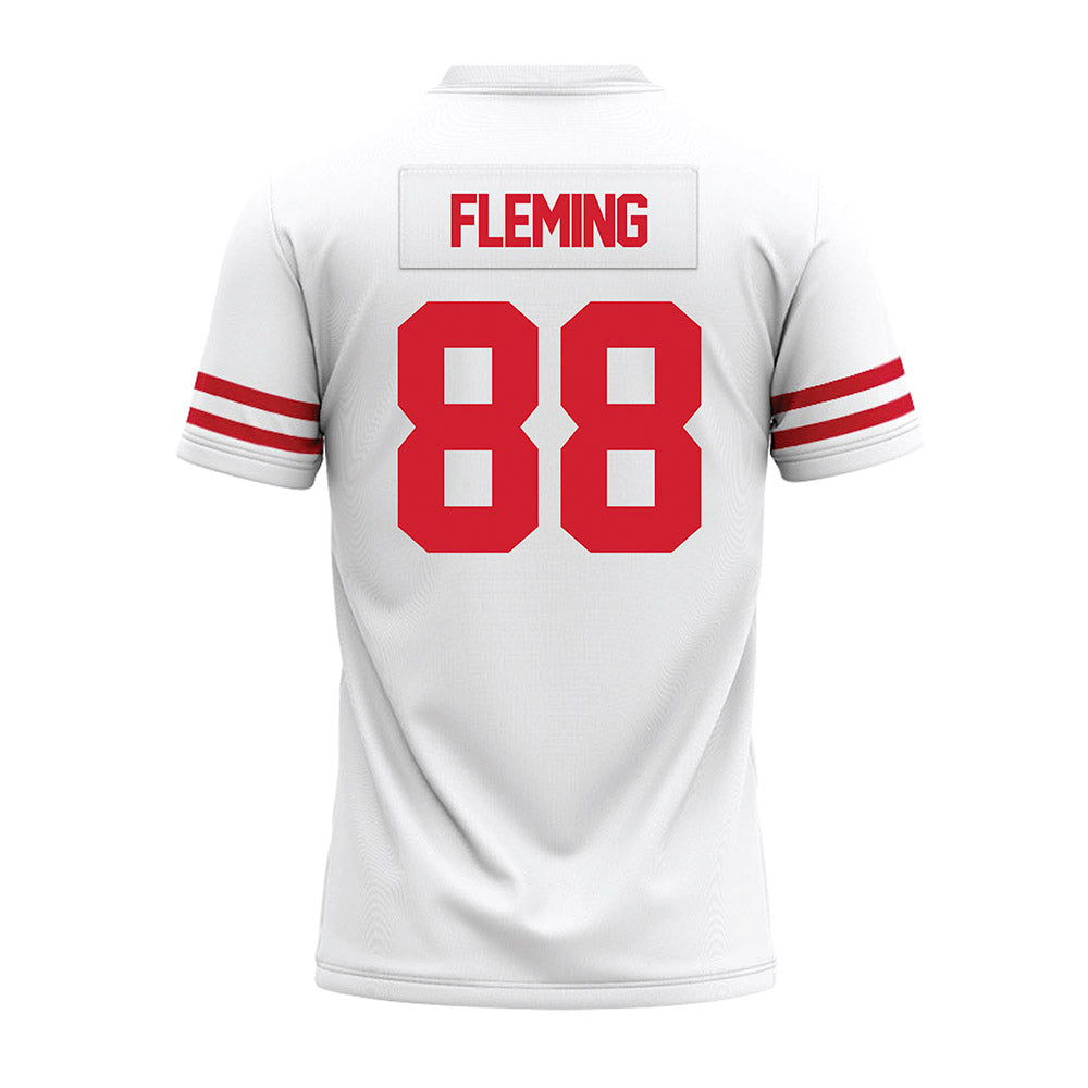 Houston - NCAA Football : Xavier Fleming - White Premium Football Jersey-1