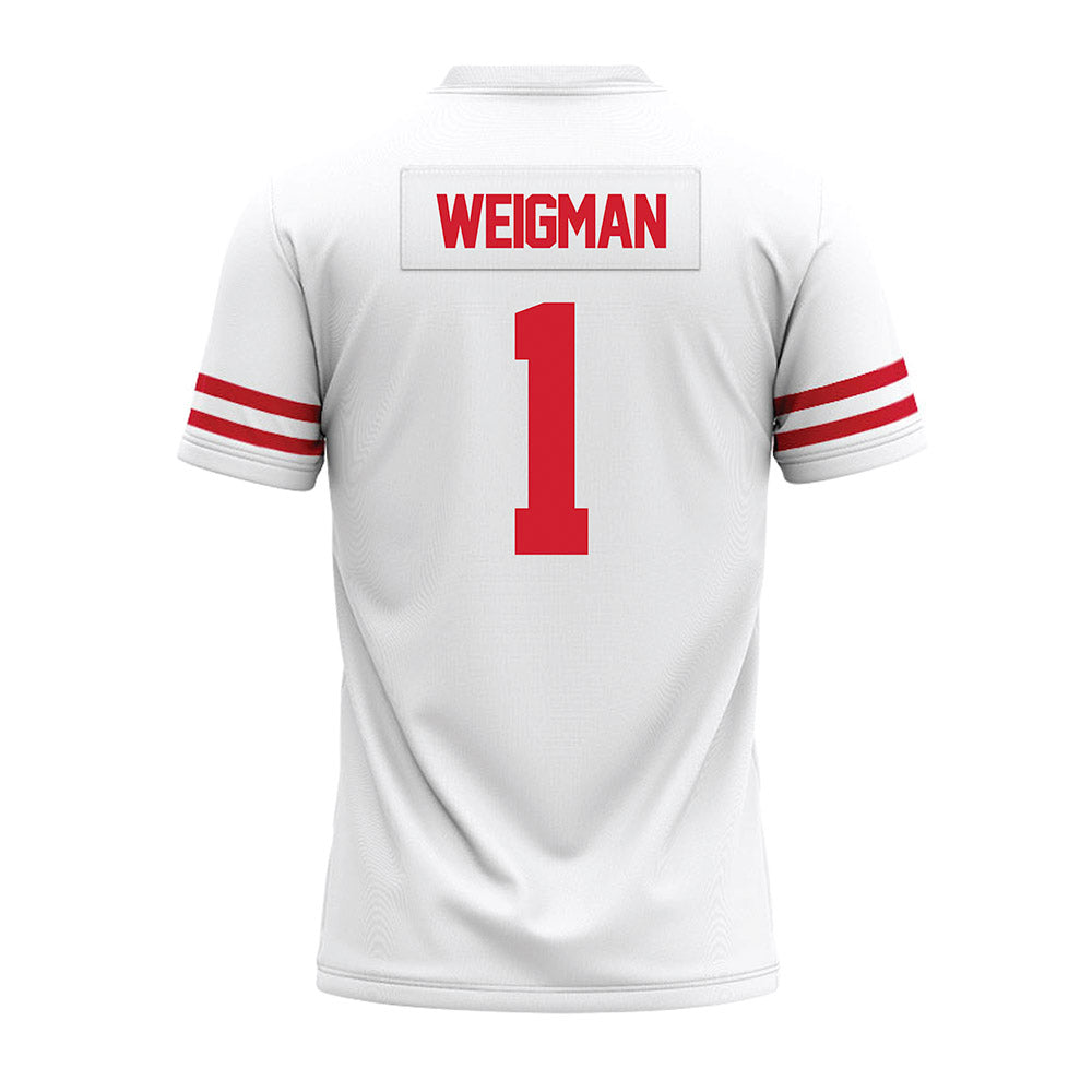 Houston - NCAA Football : Conner Weigman - White Premium Football Jersey-1