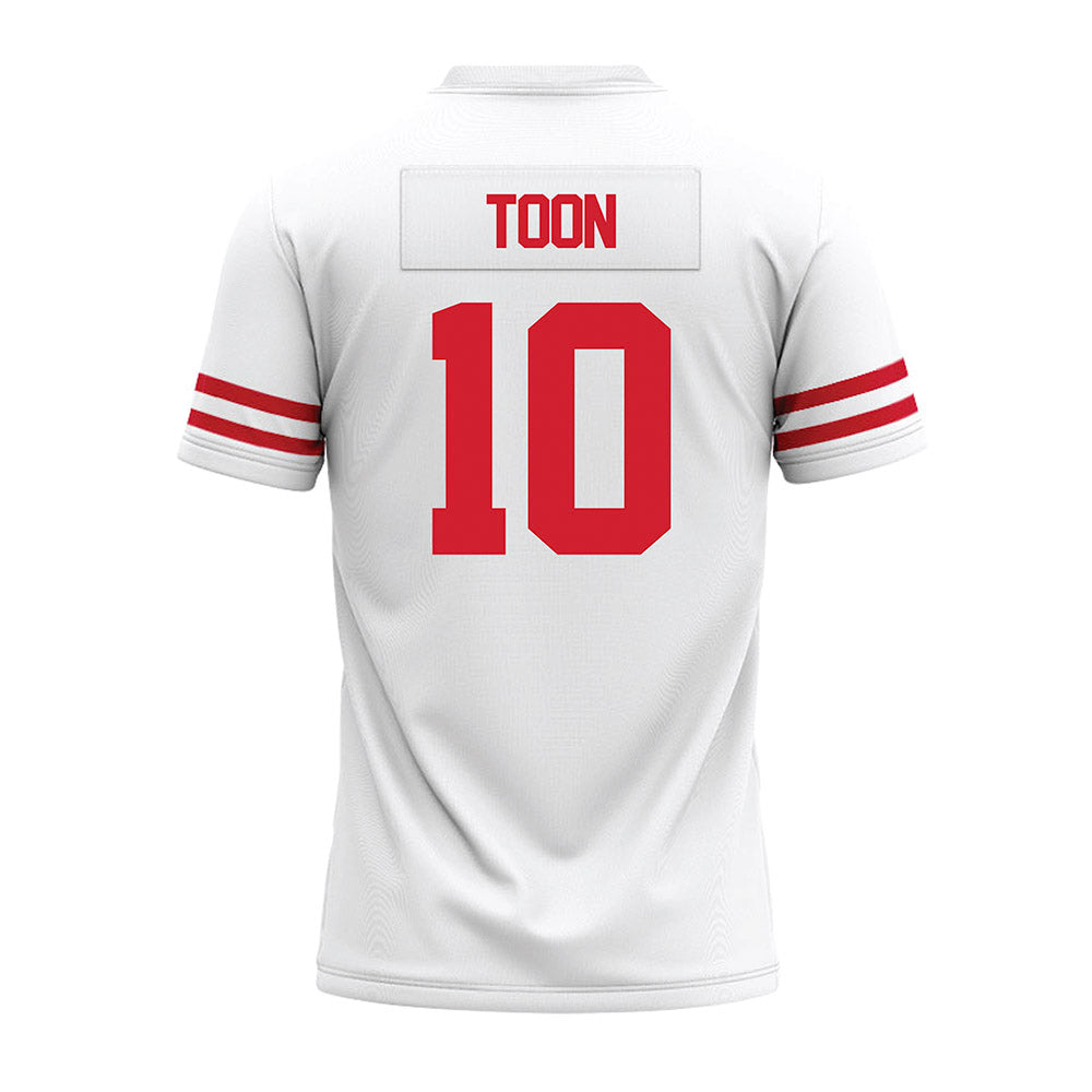 Houston - NCAA Football : Canon Toon - White Premium Football Jersey-1