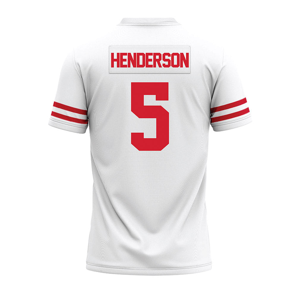 Houston - NCAA Football : Keisean Henderson - White Premium Football Jersey-1
