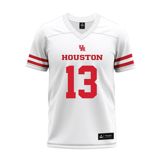 Houston - NCAA Football : Canon Toon - White Premium Football Jersey-0