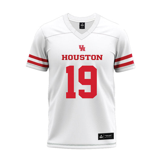 Houston - NCAA Football : Kaleb Thomas - White Premium Football Jersey-0