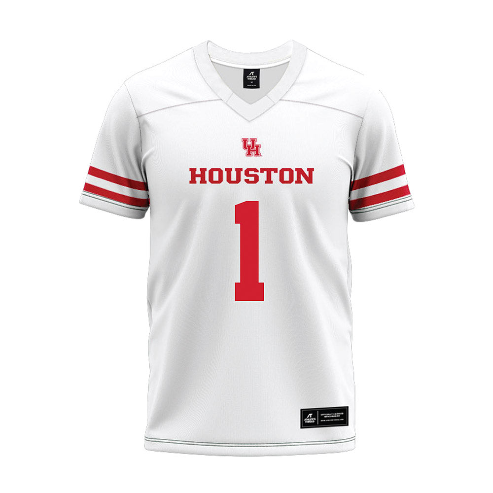 Houston - NCAA Football : Conner Weigman - White Premium Football Jersey-0