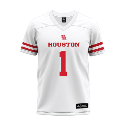 Houston - NCAA Football : Conner Weigman - White Premium Football Jersey-0