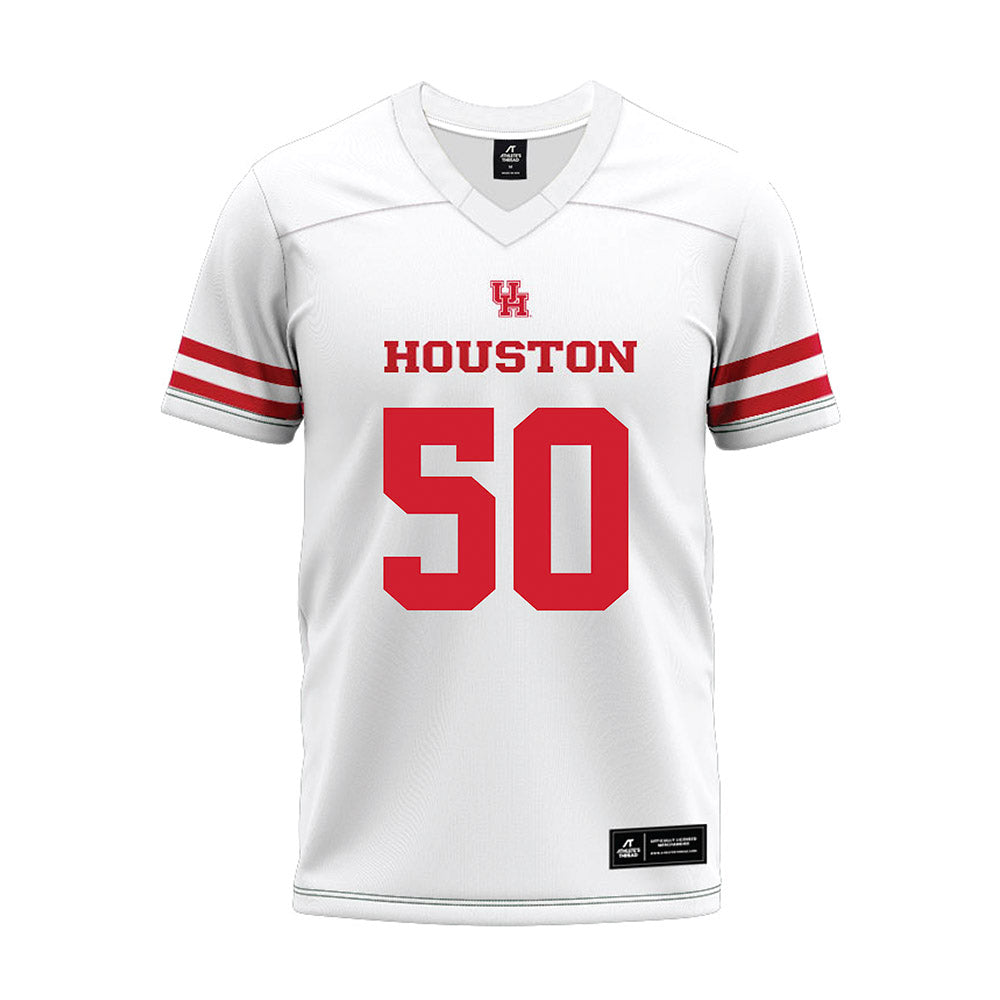 Houston - NCAA Football : Ejiro Egodogbare - White Premium Football Jersey-0