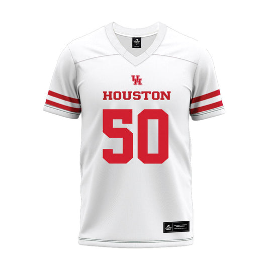 Houston - NCAA Football : Ejiro Egodogbare - White Premium Football Jersey-0