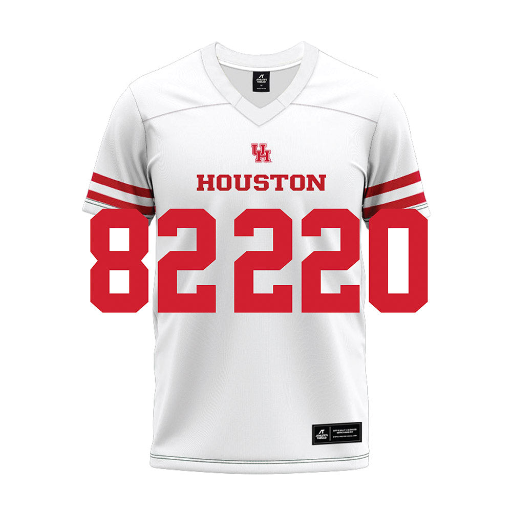 Houston - NCAA Football : Jack Newhouse - White Premium Football Jersey-0