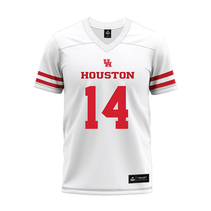 Houston - NCAA Football : Muizz Tounkara - White Premium Football Jersey-0
