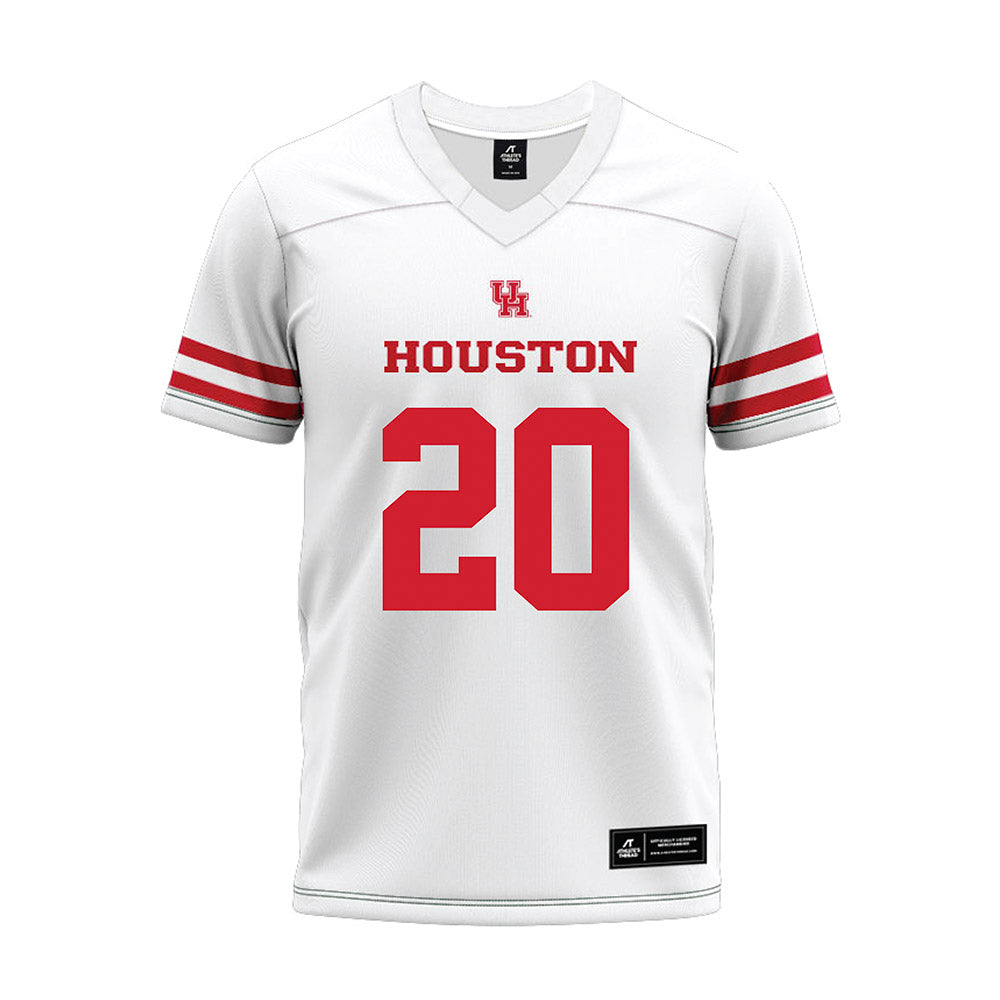 Houston - NCAA Football : James Henderson III - White Premium Football Jersey-0