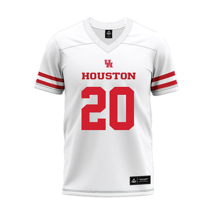 Houston - NCAA Football : James Henderson III - White Premium Football Jersey-0