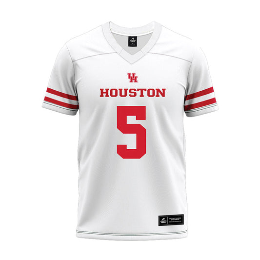 Houston - NCAA Football : Keisean Henderson - White Premium Football Jersey-0
