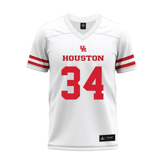 Houston - NCAA Football : Bryson Castile - White Premium Football Jersey-0