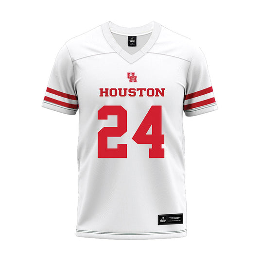 Houston - NCAA Football : Keany Parks II - White Premium Football Jersey-0