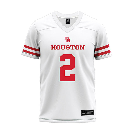 Houston - NCAA Football : Jalen Mayo - White Premium Football Jersey-0