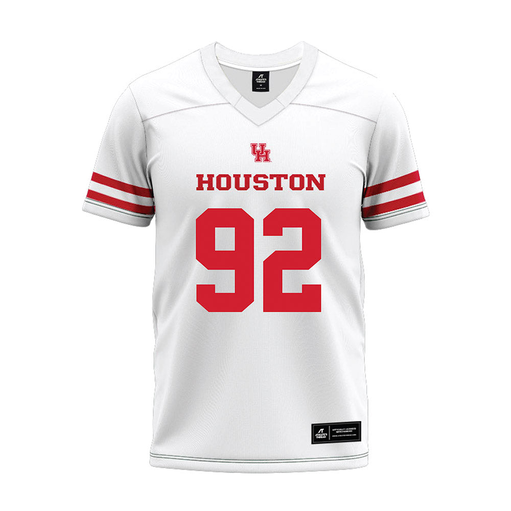Houston - NCAA Football : Travis Buhake - White Premium Football Jersey-0