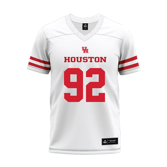 Houston - NCAA Football : Travis Buhake - White Premium Football Jersey-0