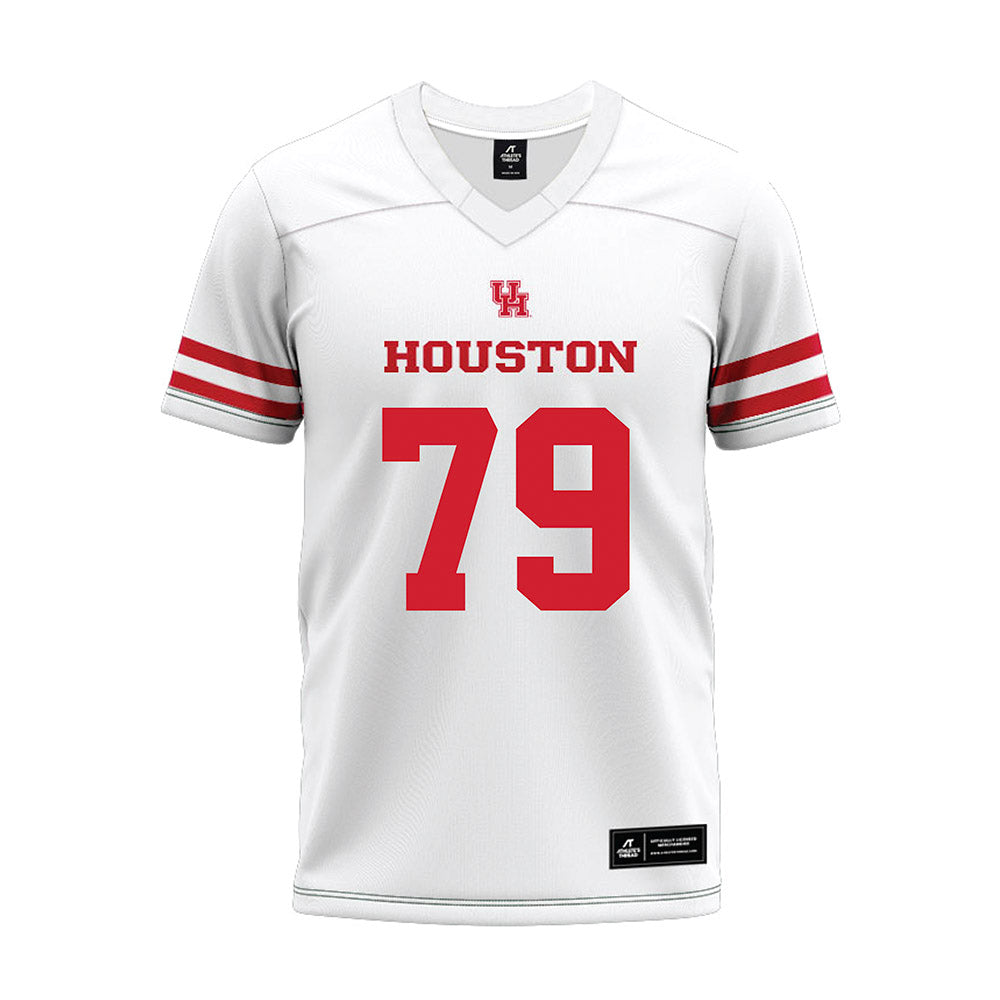 Houston - NCAA Football : Alvin Ebosele - White Premium Football Jersey-0