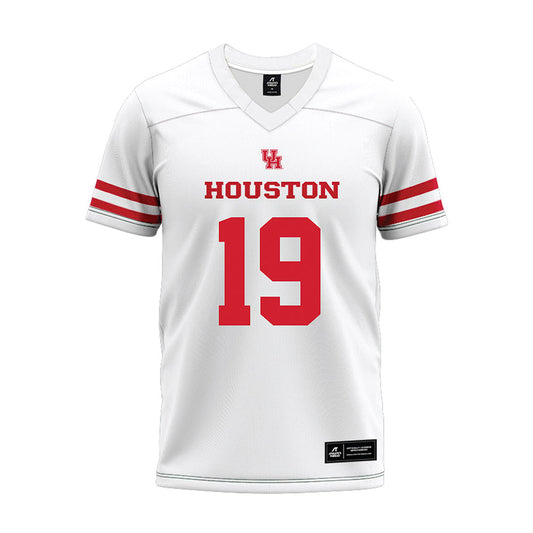 Houston - NCAA Football : Kaleb Thomas - White Premium Football Jersey-0