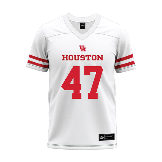 Houston - NCAA Football : Anthony Saragusa - White Premium Football Jersey-0