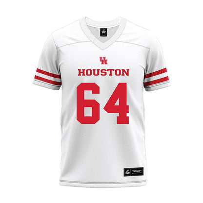 Houston - NCAA Football : Jackson Carson Wentz - White Premium Football Jersey-0