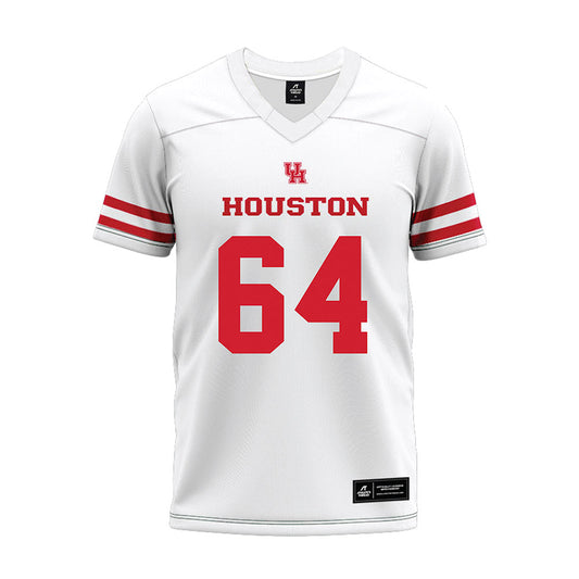 Houston - NCAA Football : Jackson Carson Wentz - White Premium Football Jersey-0