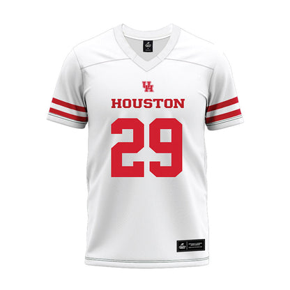 Houston - NCAA Football : Javen Holmes - White Premium Football Jersey-0