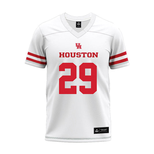 Houston - NCAA Football : Javen Holmes - White Premium Football Jersey-0