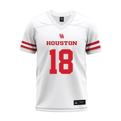 Houston - NCAA Football : Tyson Turner - White Premium Football Jersey-0