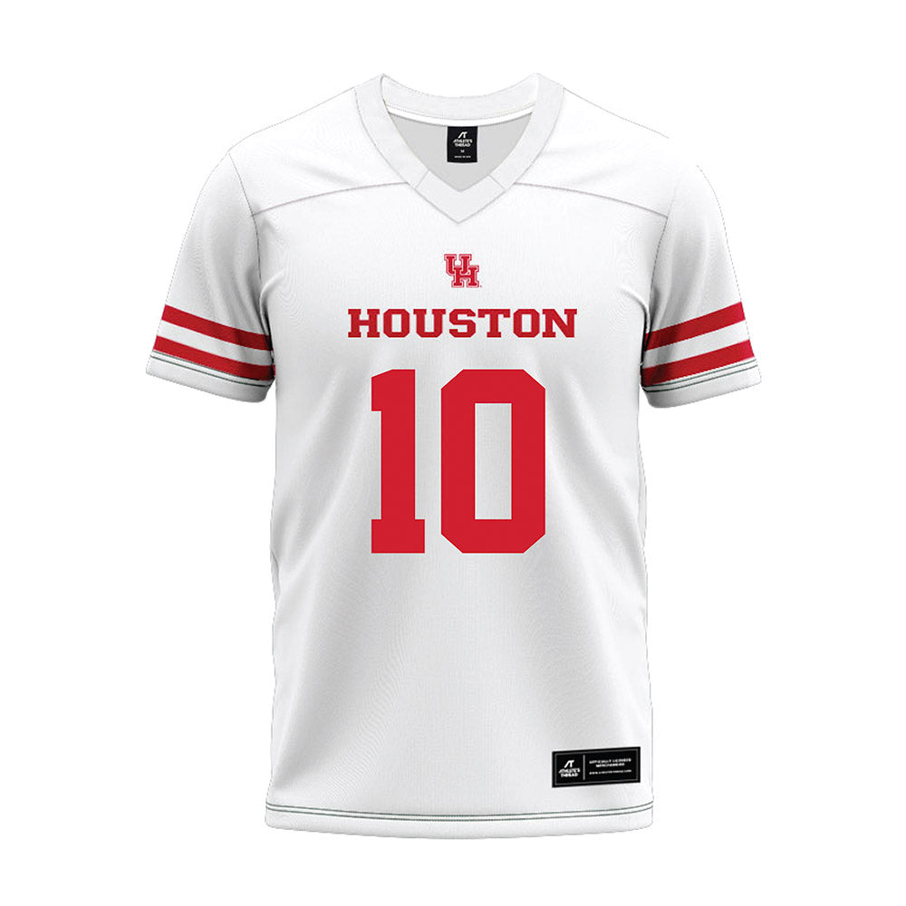 Houston - NCAA Football : Canon Toon - White Premium Football Jersey-0