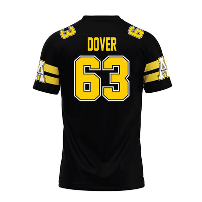 App State - NCAA Football : Scottland Dover - Black Premium Football Jersey-1