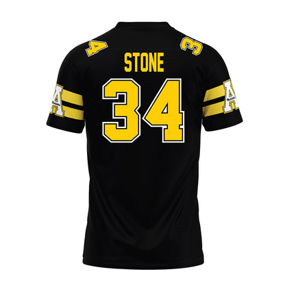 App State - NCAA Football : Parker Stone - Black Premium Football Jersey-1