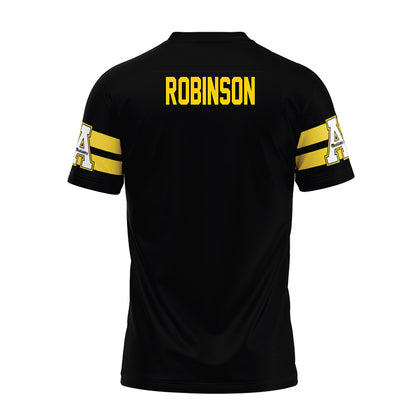 App State - NCAA Football : Ahmad Robinson - Black Premium Football Jersey-1