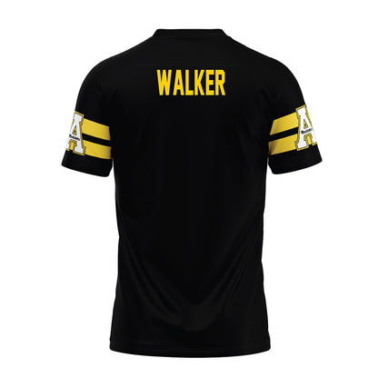 App State - NCAA Football : Dre Walker - Black Premium Football Jersey-1