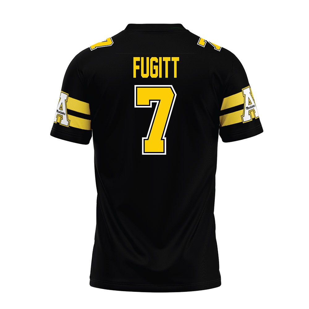 App State - NCAA Football : Darrin Fugitt - Black Premium Football Jersey-1