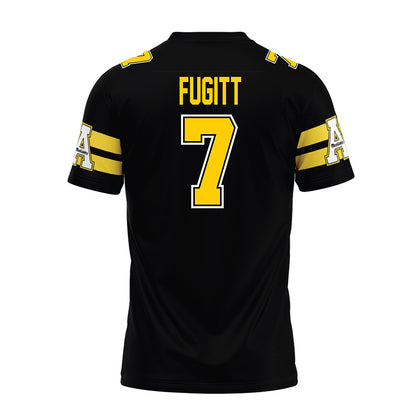 App State - NCAA Football : Darrin Fugitt - Black Premium Football Jersey-1