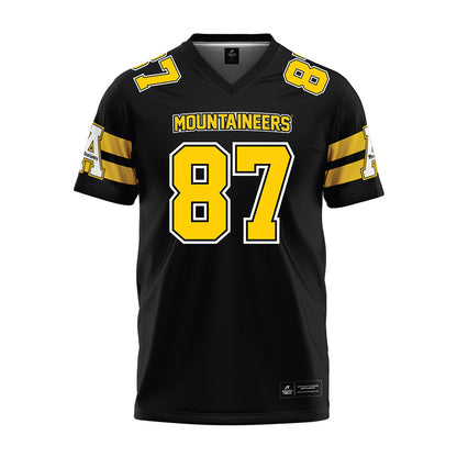 App State - NCAA Football : Dillon Galloway - Black Premium Football Jersey-0