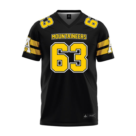 App State - NCAA Football : Scottland Dover - Black Premium Football Jersey-0