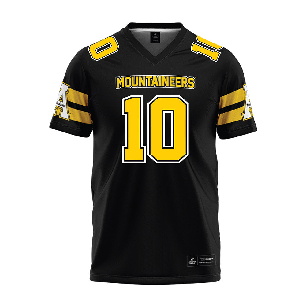App State - NCAA Football : Colton Phares - Black Premium Football Jersey