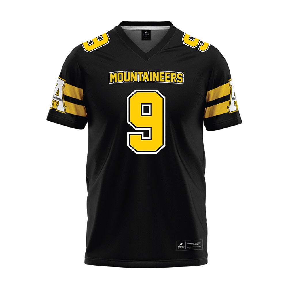 App State - NCAA Football : Ahmad Robinson - Black Premium Football Jersey-0