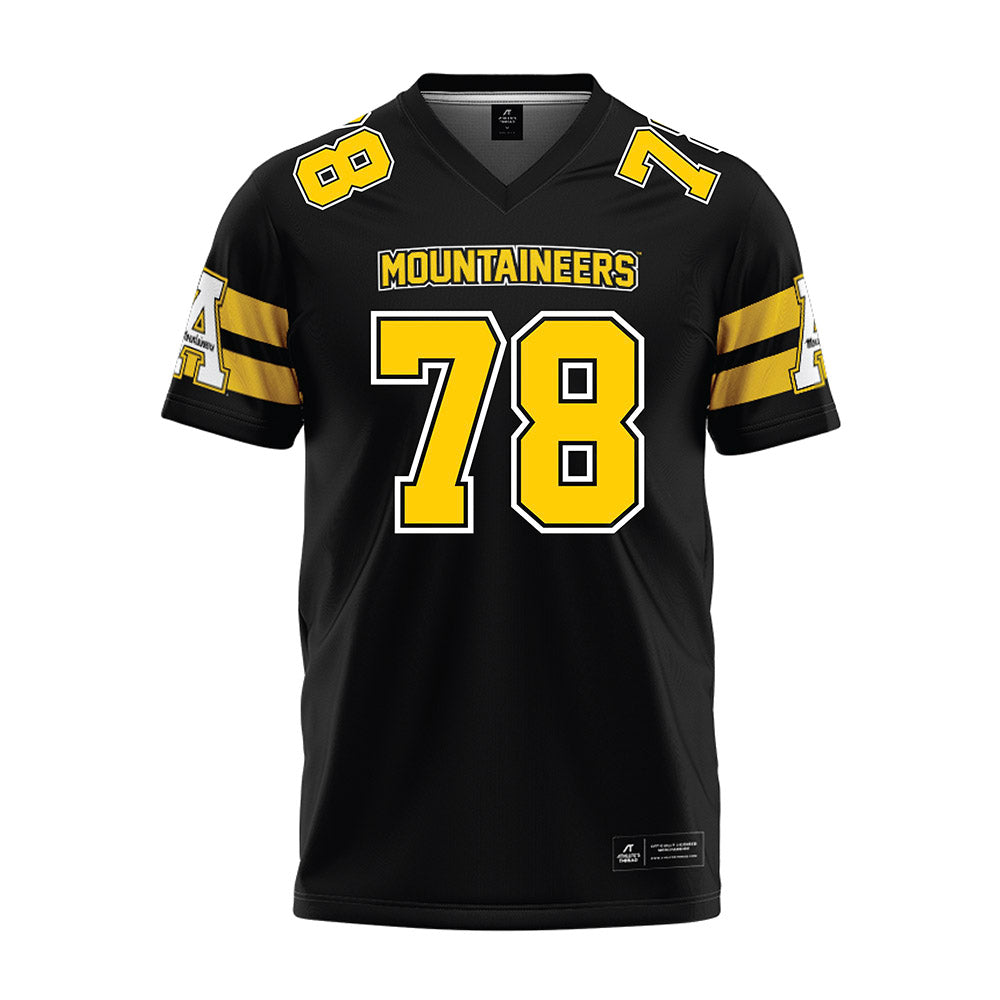 App State - NCAA Football : Tyriq Poindexter - Black Premium Football Jersey-0