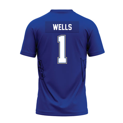 Tulsa - NCAA Football : David Wells - Premium Football Jersey-1