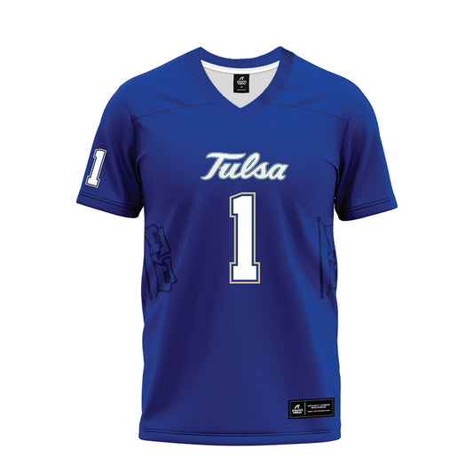Tulsa - NCAA Football : David Wells - Premium Football Jersey-0