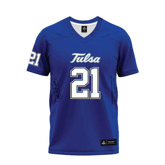 Tulsa - NCAA Football : Aquavious Dunbar - Premium Football Jersey-0