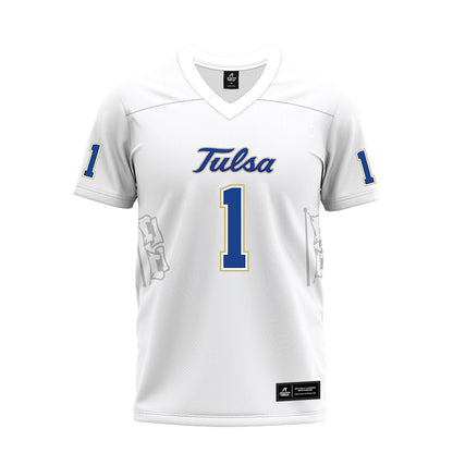Tulsa - NCAA Football : David Wells - Premium Football Jersey-0