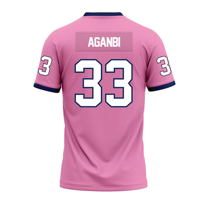 Murray State - NCAA Football : Daniel Aganbi - Pink Premium Football Jersey-1